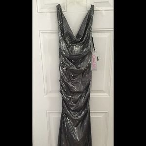 JOVANI——ALL SEQUIN DRESS